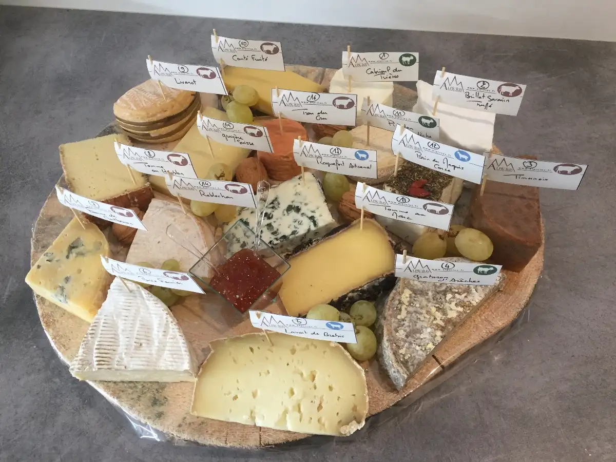Plateau Dégustation Repas Fromage (prix par personne)